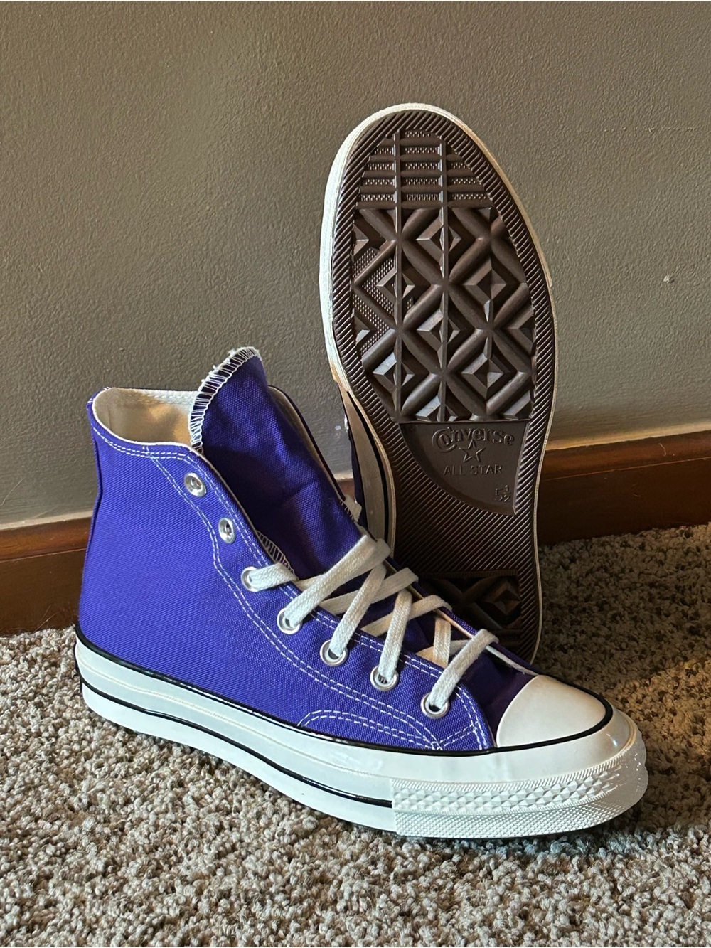 Converse Chuck 70 Candy Grape high tops women's size 7.5
